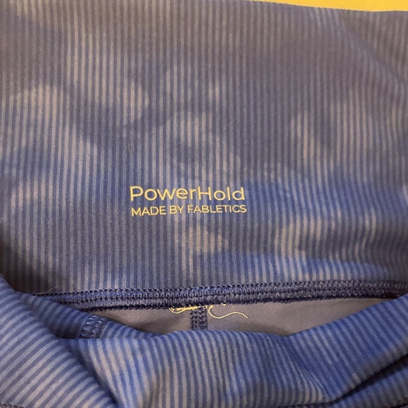 Fabletics Women's Blue Patterned Leggings - Picture 2 of 5